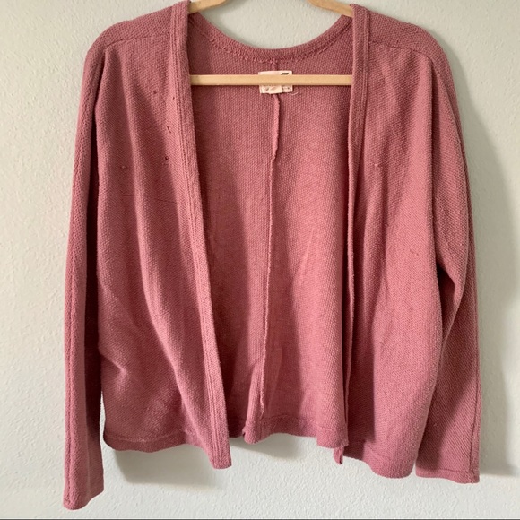 PacSun Sweaters - Little pink LA hearts cardigan!